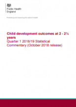 2018 2019 Child Development Statistical Commentary